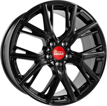 MAM Wheels B4 Black Painted 8.5x19 ET 30 5/112 Alufelge Schwarz