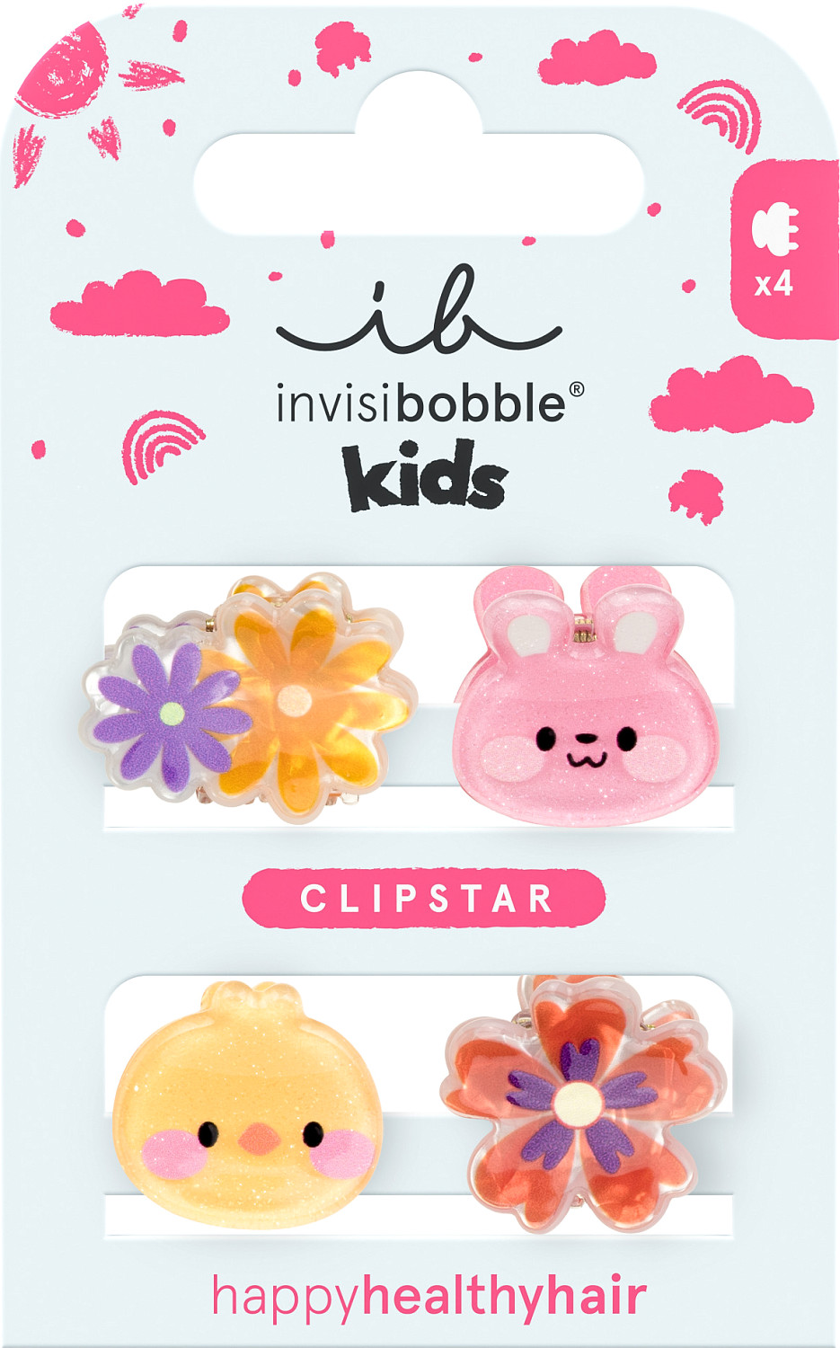 invisibobble Clipstar Glow Bloom Kids IB-CK-EA-102