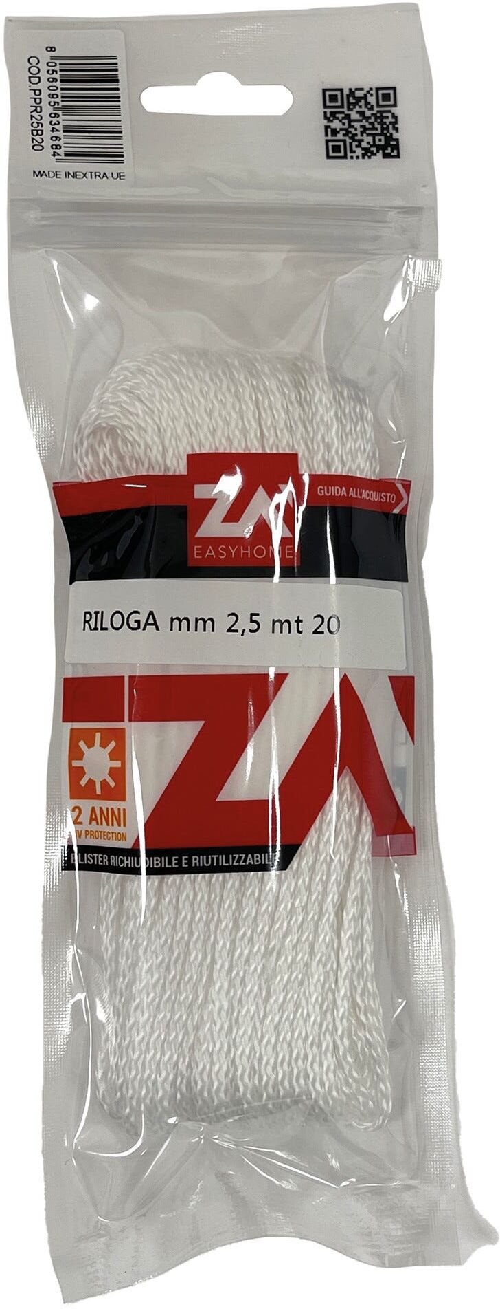 Tecnomat TRECCIA POLIPROPILENE Ø 2,5 mm 20 m BIANCA PER RILOGA