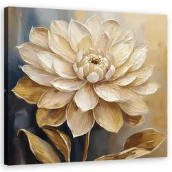 WANDBILD beige natur blume