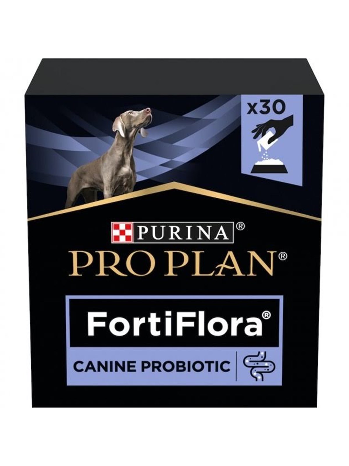 PURINA NESTLE Pro Plan FortiFlora - Ergänzungsfuttermittel für Hunde - 30 x 1g