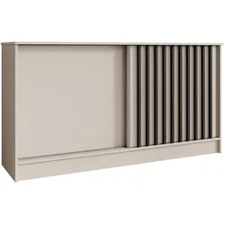KOMMODE Horizon mit 2 Schiebetüren, Kaschmir+schwarz, 160 cm