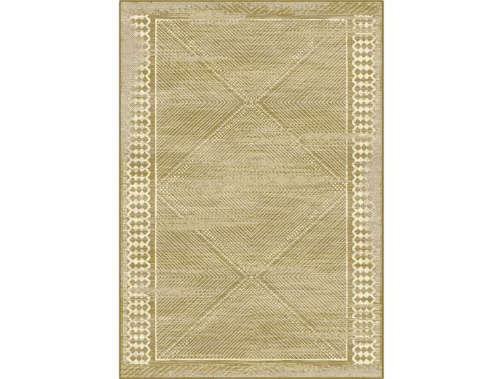 Teppich Lustrous Gold, Weiss Anderes Muster Viskose, Polyester 80 x 150 cm