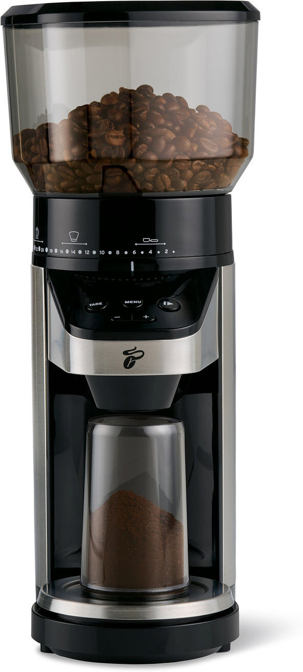 Tchibo - Kaffeemühle mit Waage - silber