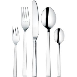 Gräwe Besteck-Set Kopenhagen 020.030, Edelstahl 18/10, für 6 Personen, silber poliert, 30-teilig