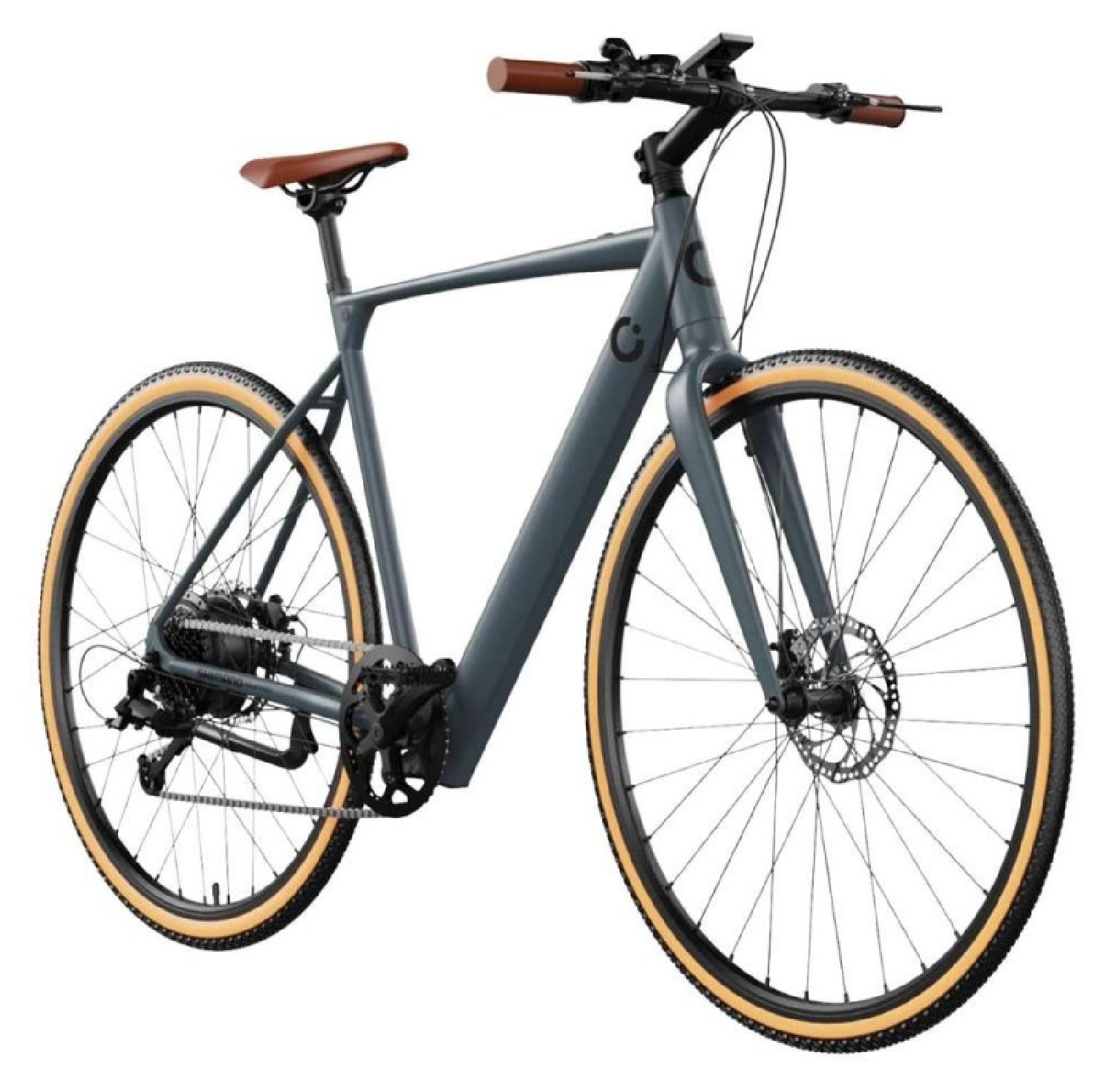 Cecotec Urban Elektrofahrrad Sprint Silver 71 cm (28 Zoll), Reichweite 70 km, Akku 360 Wh