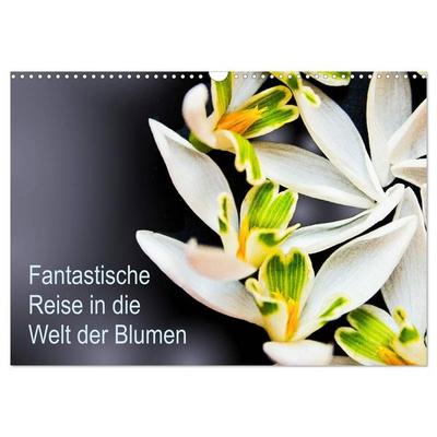 Fantastische Reise in die Welt der Blumen (Wandkalender 2027 DIN A3 quer), CALVENDO Monatskalender