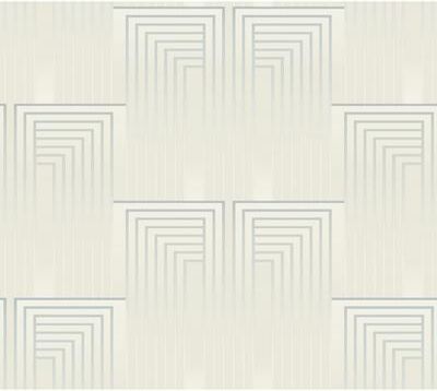 Candice Olson Vanishing Dusty Blue & Silver Wallpaper