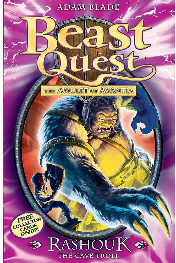 Orchard Books Beast Quest 21: Rashouk the Cave Troll by Adam Blade - Series 4 Book 3 - Paperback - Ages 7-9 Fantasy Adventure