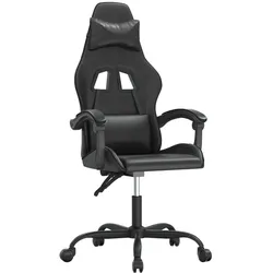 vidaXL Gaming-Stuhl Schwarz Kunstleder