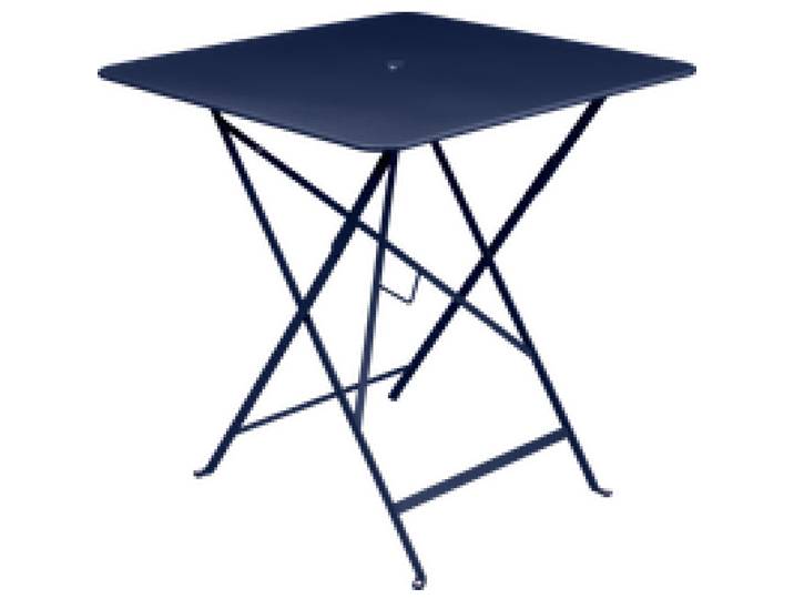 Table Carrée Pliante 71 x 71 cm Bistro en Acier