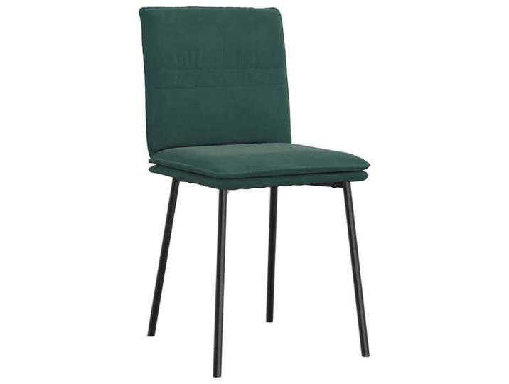 Promotion de Noël  Chaises à manger/cuisine - SARAZYJ - lot de 6 - vert foncé velours fr868