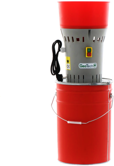 GeoTech GEOMILL-25 - Elettromulino per cereali con bidone - 1000W
