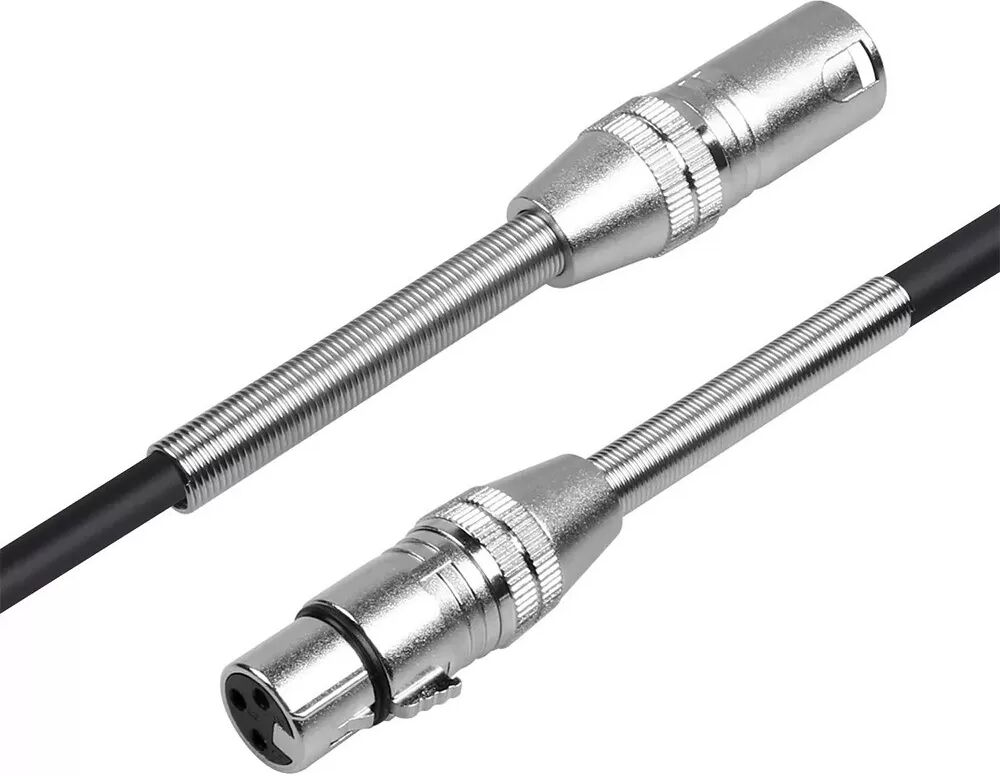 INF Câble Microphone XLR Mâle vers Femelle - Cordon Audio Équilibré pour Mixeur, Amplificateur, Haut-Parleur et Microphone 3 m