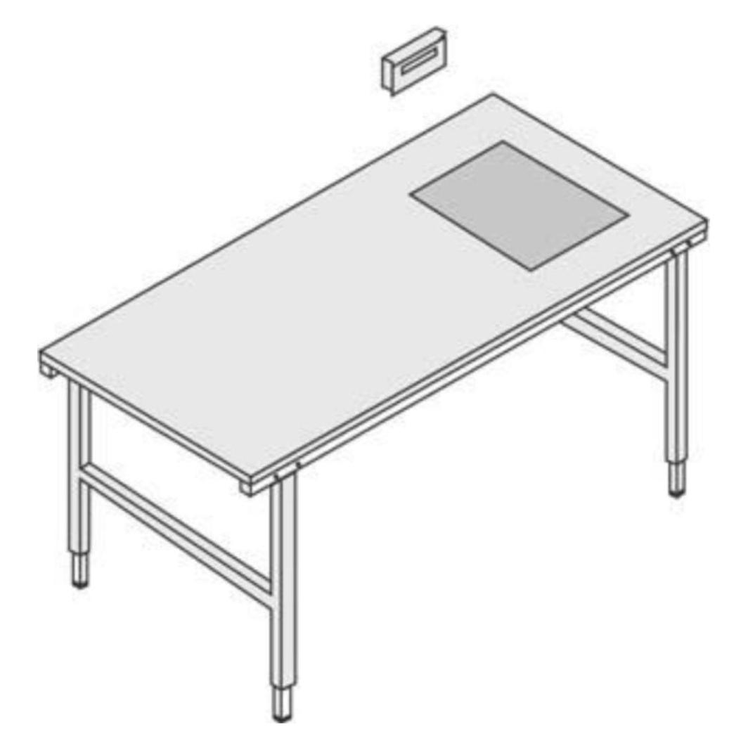 Rocholz Huedig und Pack- und Arbeitstisch mit Waage stufenlos höhenverstellba... (200 cm, 92 cm) (228869)