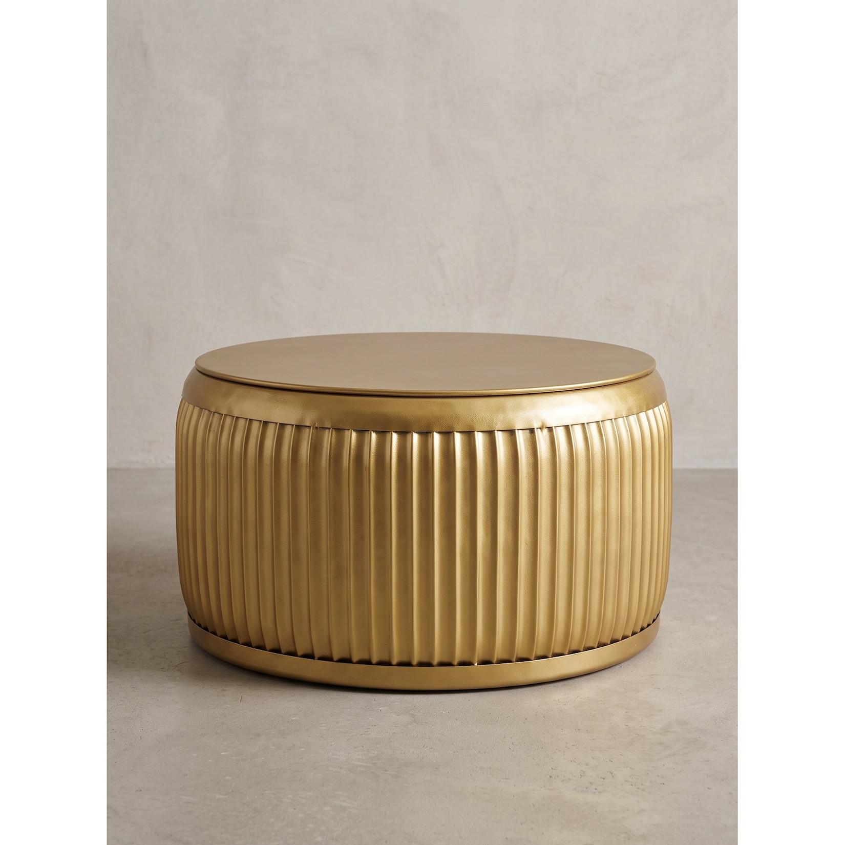 Couchtisch Eisen Gold Ø 60x32 cm - LAITA Kadima Design