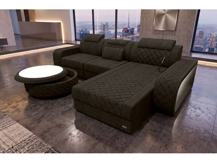 Ecksofa Berlin L Form Stoffsofa