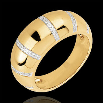 Edenly Diamantring Gaya Gelbgold