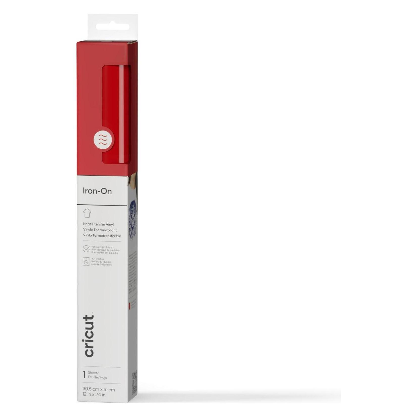 Cricut Everyday Iron-On 30x60cm (Red) (3303036)