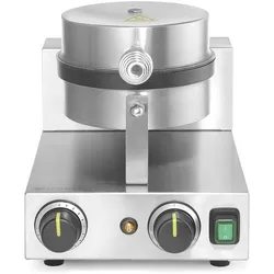 Hendi Waffeleisen rund, Fun Kitchen, Silber