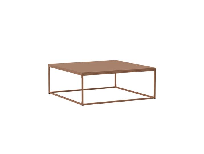 Couchtisch quadratisch, aus Metall, 90x90 cm