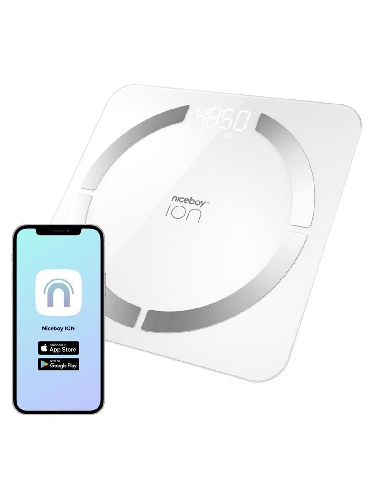 Niceboy Analysewaage ION Smart Scale White