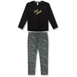 Pyjama Teenager lang Queen of Everything Leo-Print Mädchen Pyjama