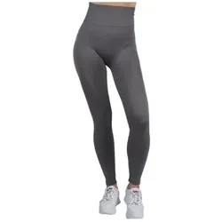 Gymhero, Damen, Tights, Push-Up-Leggings (L, XS), Grau, Silber
