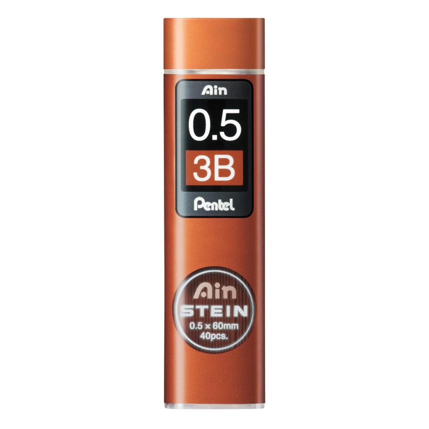 Pentel Bleistiftminen AinStein (40 Stk., 0.50 mm, B) (C275-3BO)