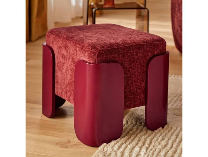 Eazy Living Pouf Lorette Bordeaux