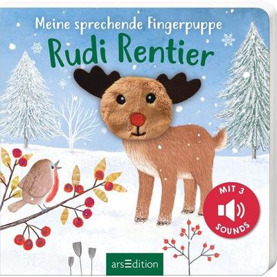 Meine sprechende Fingerpuppe: Rudi Rentier, Gebundene Ausgabe von , arsedition, 978-3-8458-7052-6