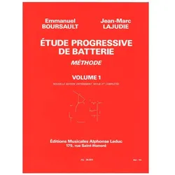 Étude progressive (méthode) de batterie vol.1 nouvelle édition 2006, Schulbücher von Emmanuel Boursault