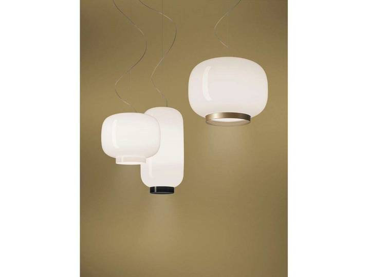 Chouchin 3 LED Suspension White - Foscarini - Salle à manger - Verre