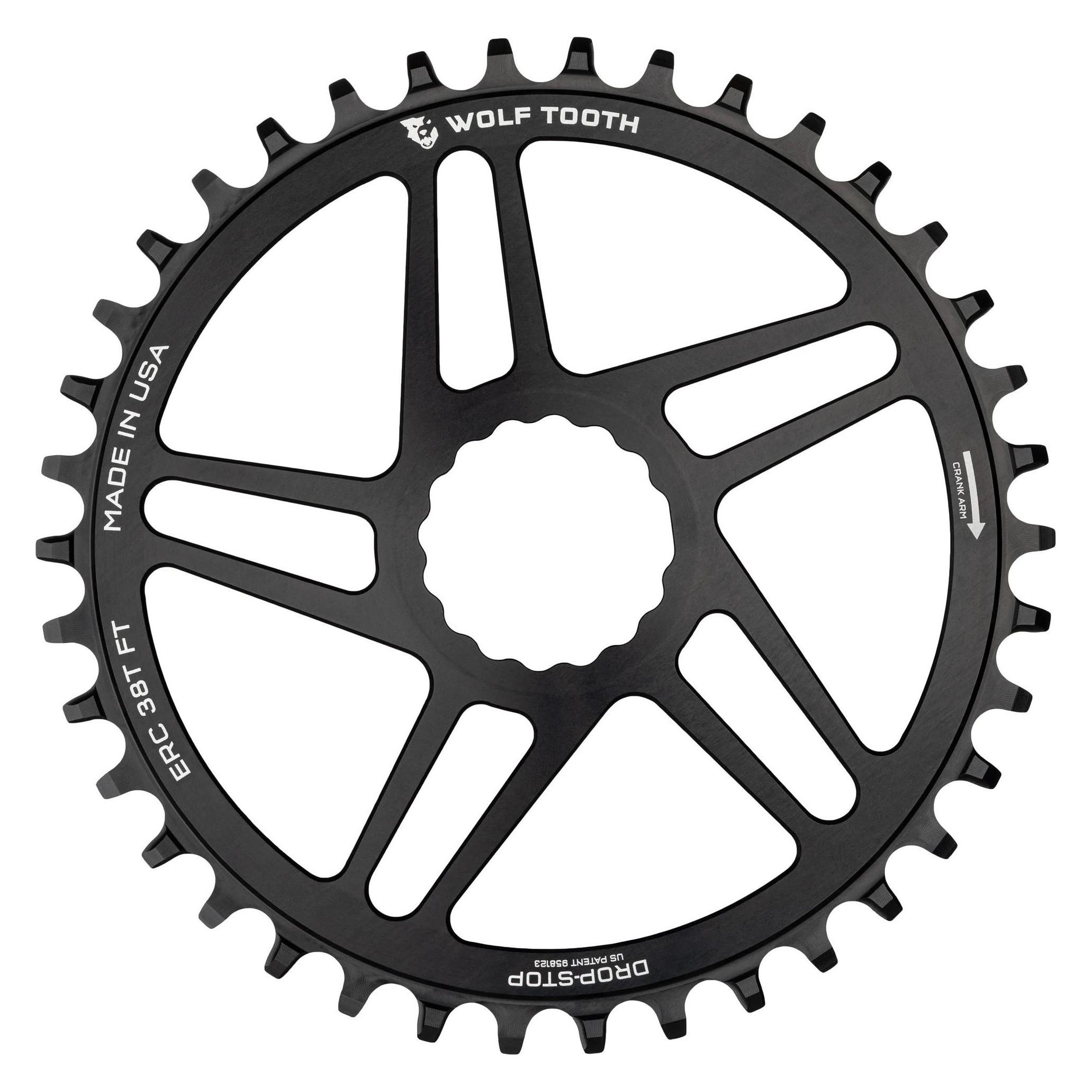 Wolf Tooth Easton/Race Face Cinch Direct Mount Kettenblatt, 44 Z., black (44) (ERC44-FT)
