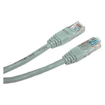 Logo LAN-Netzwerkkabel UTP-Patchcord, Cat.5e, RJ45 Stecker - RJ45 Stecker, 7 m, ungeschirmt, grau (UTP, CAT5e, 7 m) (44542576)