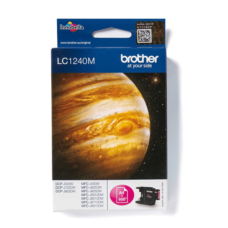 Brother LC1240M originele inktcartridge magenta, 1 stuk