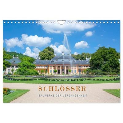 Schlösser - Bauwerke der Vergangenheit (Wandkalender 2027 DIN A4 quer), CALVENDO Monatskalender