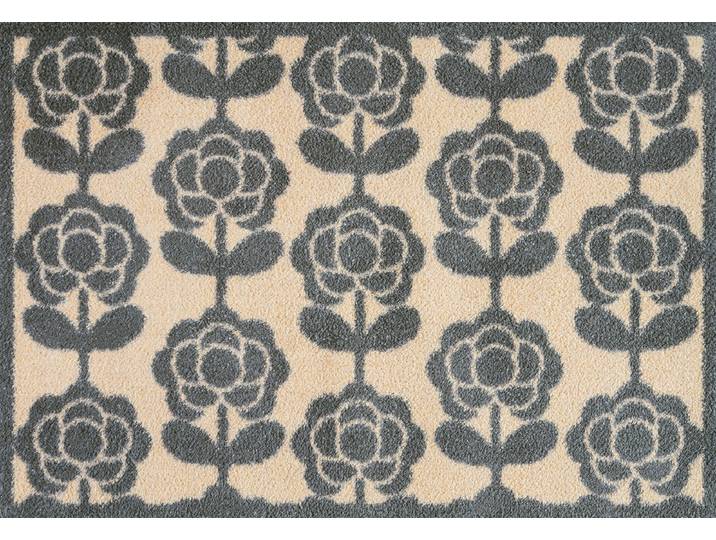 Fussmatte TURTLE MAT Pop Flowers Neutral , bunt, B:60cm H:9mm L:85cm, Baumwolle, Teppiche, Fussmatte