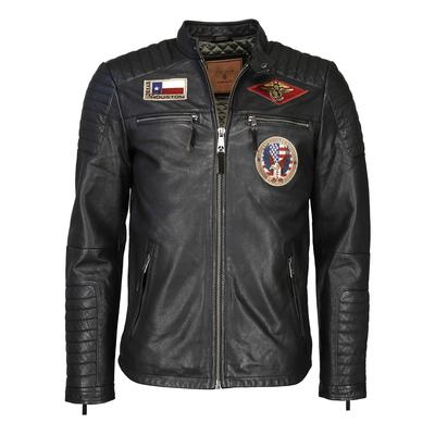 Lederjacke TOP GUN "TG20192023", Herren, Gr. 54XL, schwarz, Obermaterial: 100% Leder, Rind . Futter: 100% Polyester, Jacken