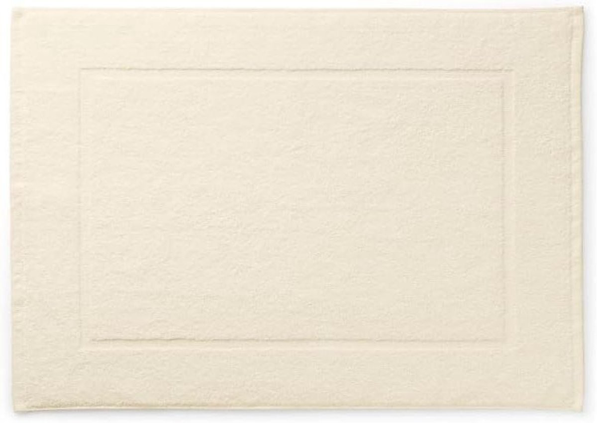 Beige Badmat van Katoen - Rechthoekige Badkamermat
