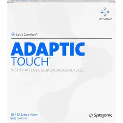 Adaptic Touch 12.7x15 cm Non-Adhes.sil.wundauflage 10 ST