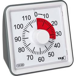 TFA Dostmann Timer VISUAL Timer Weiß analog 38.2043.10