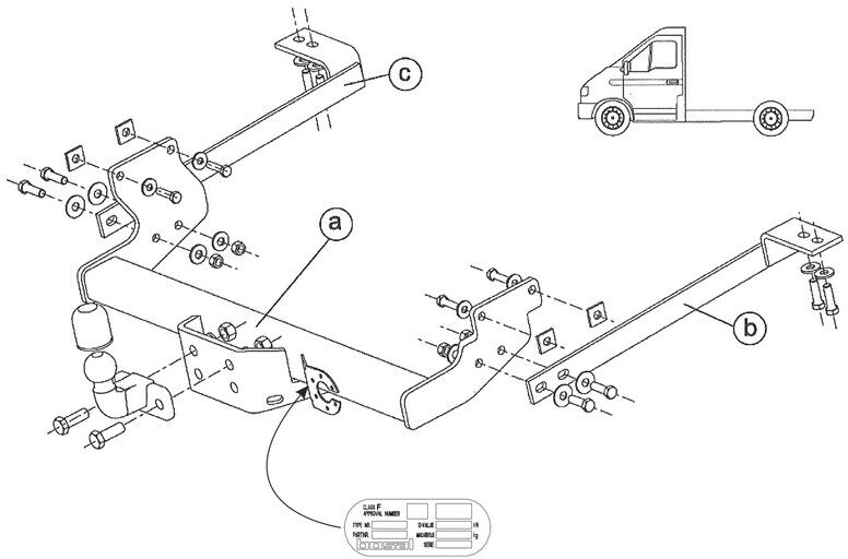 Attelage Renault Master Plateau (11/97-01/09) Standard