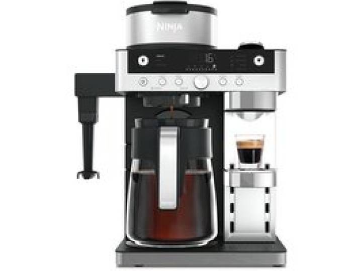 Machine à café 2en1 filtre et capsules NINJA Prestige - CFN802EU - Buse à lait intégrée - 1550W