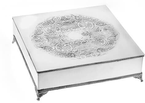 Arthur Price of England Silver Plate 16 Square Wedding Cake Stand