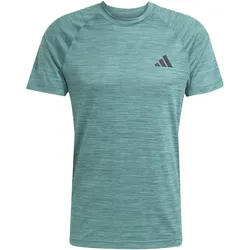 adidas GYM+ Herren Trainings-/ T-Shirt grün-meliert - S