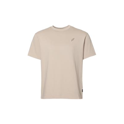 T-Shirt KLEINIGKEIT "Kleinigkeit Rendezvous T-Shirt Boys", Herren, Gr. L, beige (sweet caramel), 100% Baumwolle, bedruckt, normal, Rundhals, Shirts T-Shirt