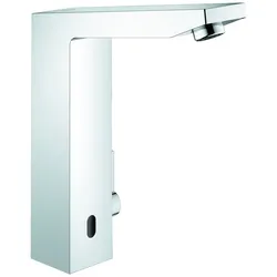 Infrarot-Elektronik für Waschtisch Eurocube E 36441, DN 15 mit Mischung und variabel einstellbarem Temperaturbegrenzer, 6 V Lithium-Batterie, Typ CR-P2