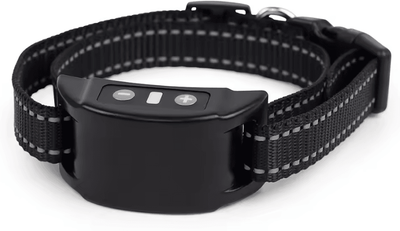 Inspire Curations Automatic Anti Bark Dog Training Collar With 7 Sensitivity Levels black And White