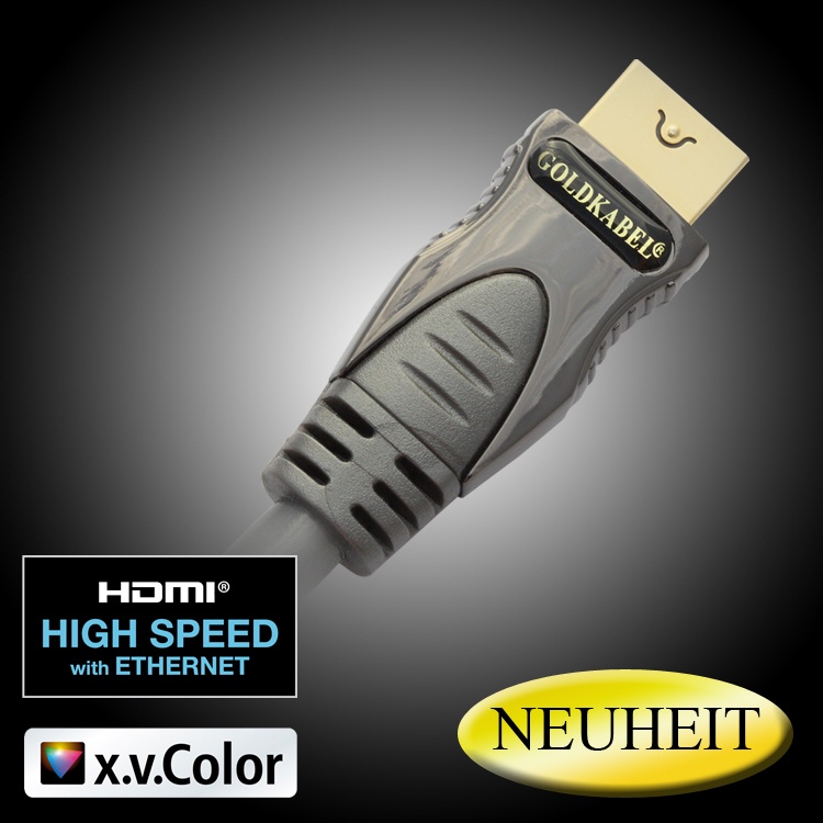 Goldkabel Profi HDMI High Speed (1,0m) mit Ethernet GO001010